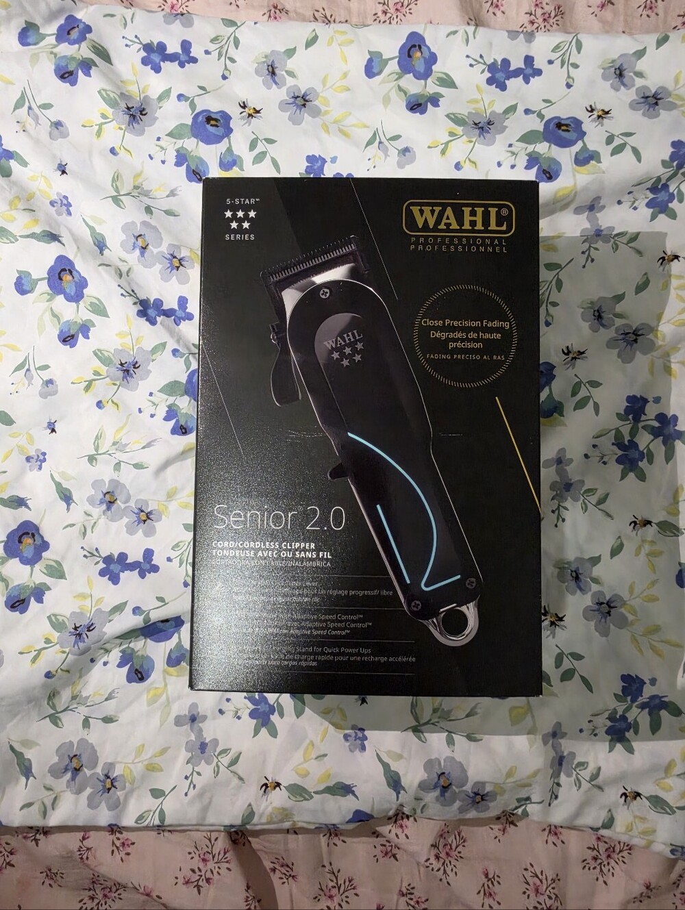 Wahl Senior 2.0 Clipper Black with Blue Accent
